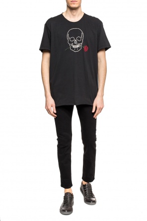 T-shirt with an embroidered pattern, zdjęcie 2 T-shirt with an embroidered pattern od John Varvatos
